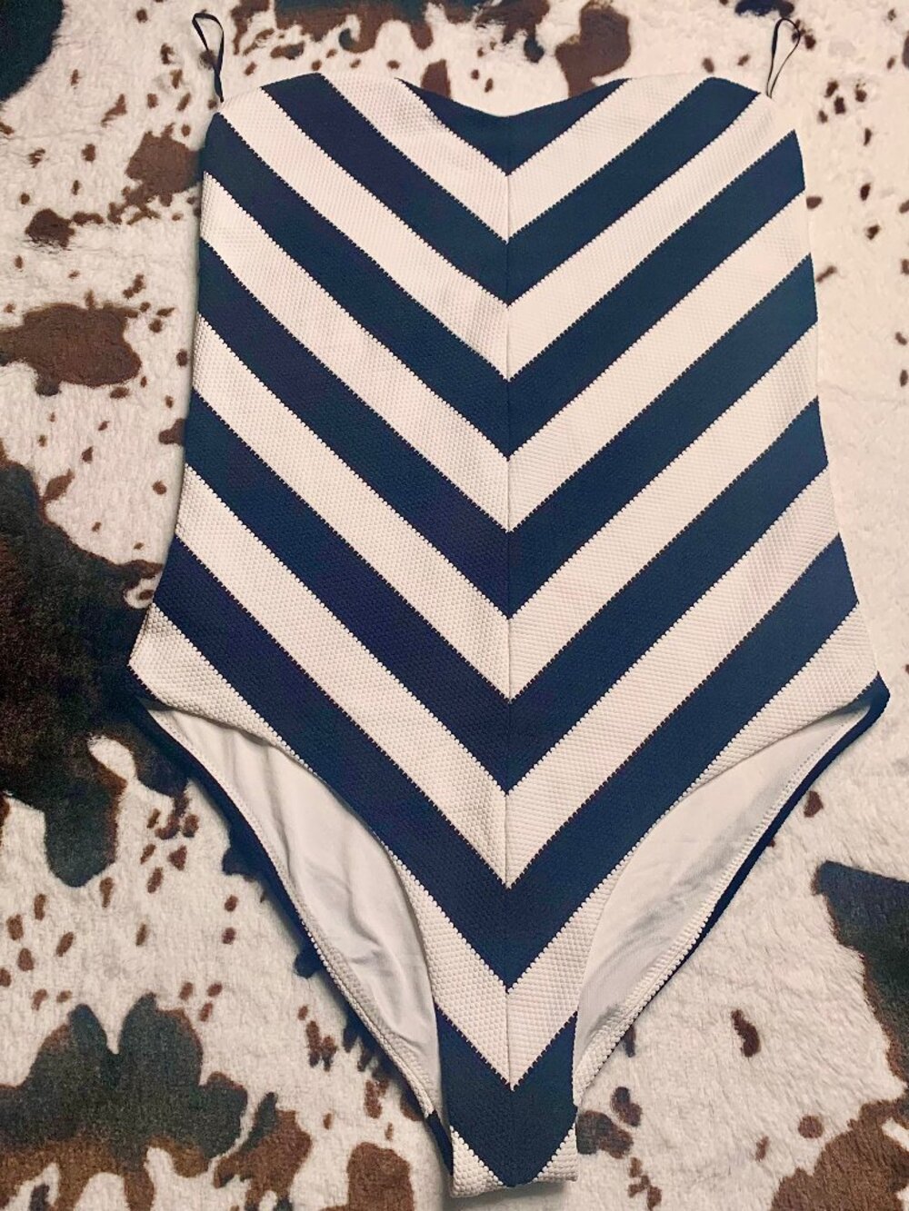 Zara X Barbie Black and White Iconic One-Piece Swimsuit NWT Size L